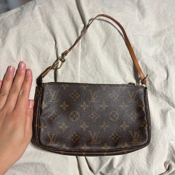 Louis Vuitton Monogram Brown Wristlet - Picture 2 of 11